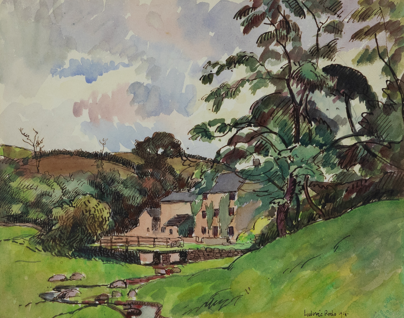 Paysage Normand, Port en Bessin